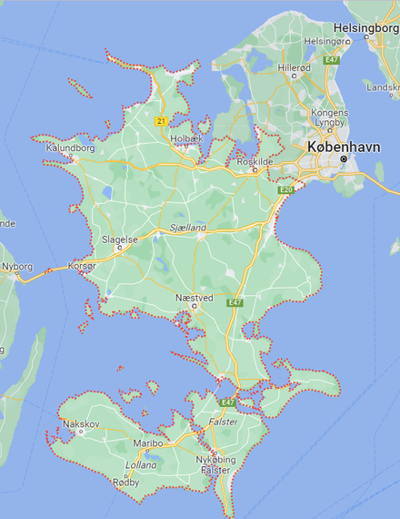 Blomsterlevering i Region Sjælland